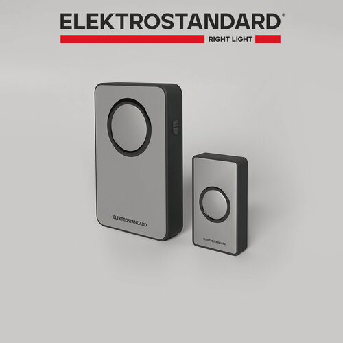 Изображение товара Звонок беспроводной Elektrostandard DBQ27M WL 38M Серебро/Чёрный IP20