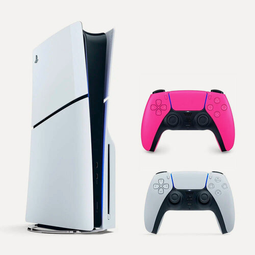 Изображение товара Игровая приставка Sony PlayStation 5 Slim, с дисководом, 1 ТБ, два геймпада, вилка Type A