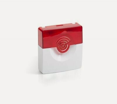 Изображение товара Оповещатель светозвуковой Рубеж ОПОП 124-7 24В (корпус бело/красный)