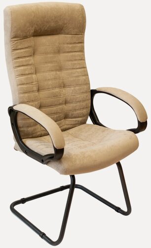 Изображение товара Офисное конференц-кресло StylChairs Атлант Ультра Софт, велюр бежевый