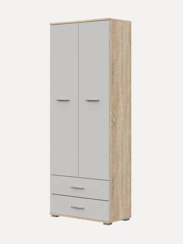 Изображение товара Шкаф для одежды закрытый LIKE Дуб Сонома Белый (СТ-4)