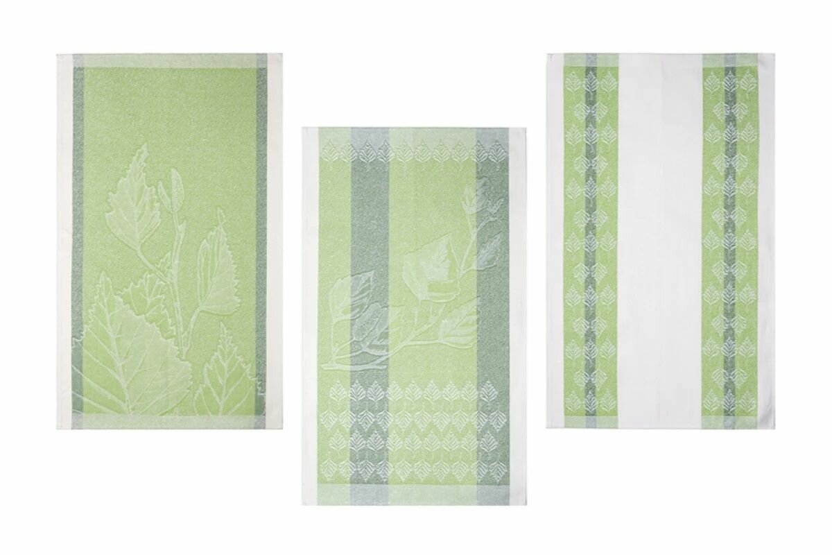 Набор из 3 х кухонных полотенец лен хлопок  Березка    22с159  Оршанский