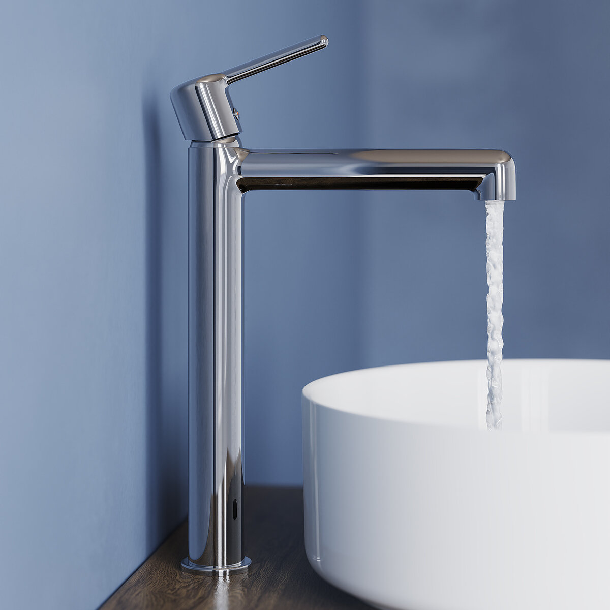 Cмеситель для раковины и умывальника IDDIS Aiger AIGSB01i01 настольный хром — фото 1