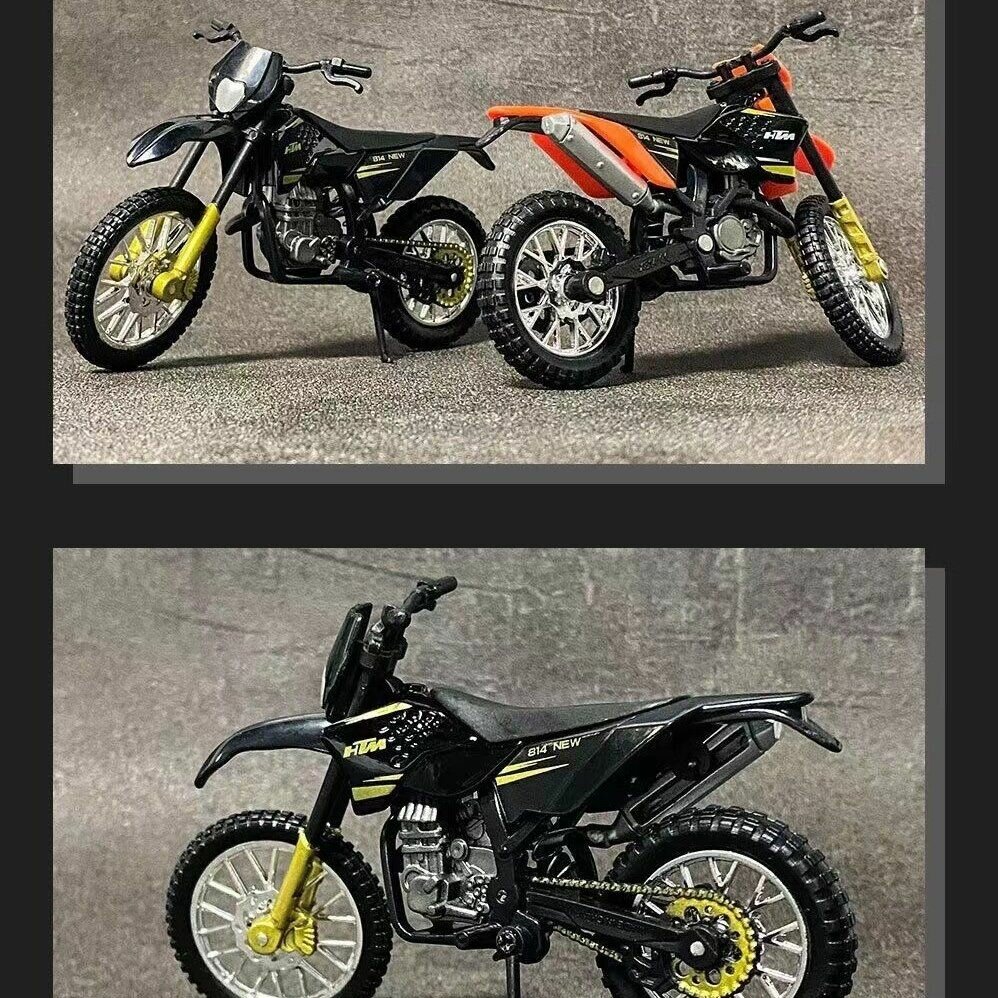 1: 18 KTM480SX-F. Сплавированные модели мини - мотоциклов. Игрушки для мальчиков. со стендом