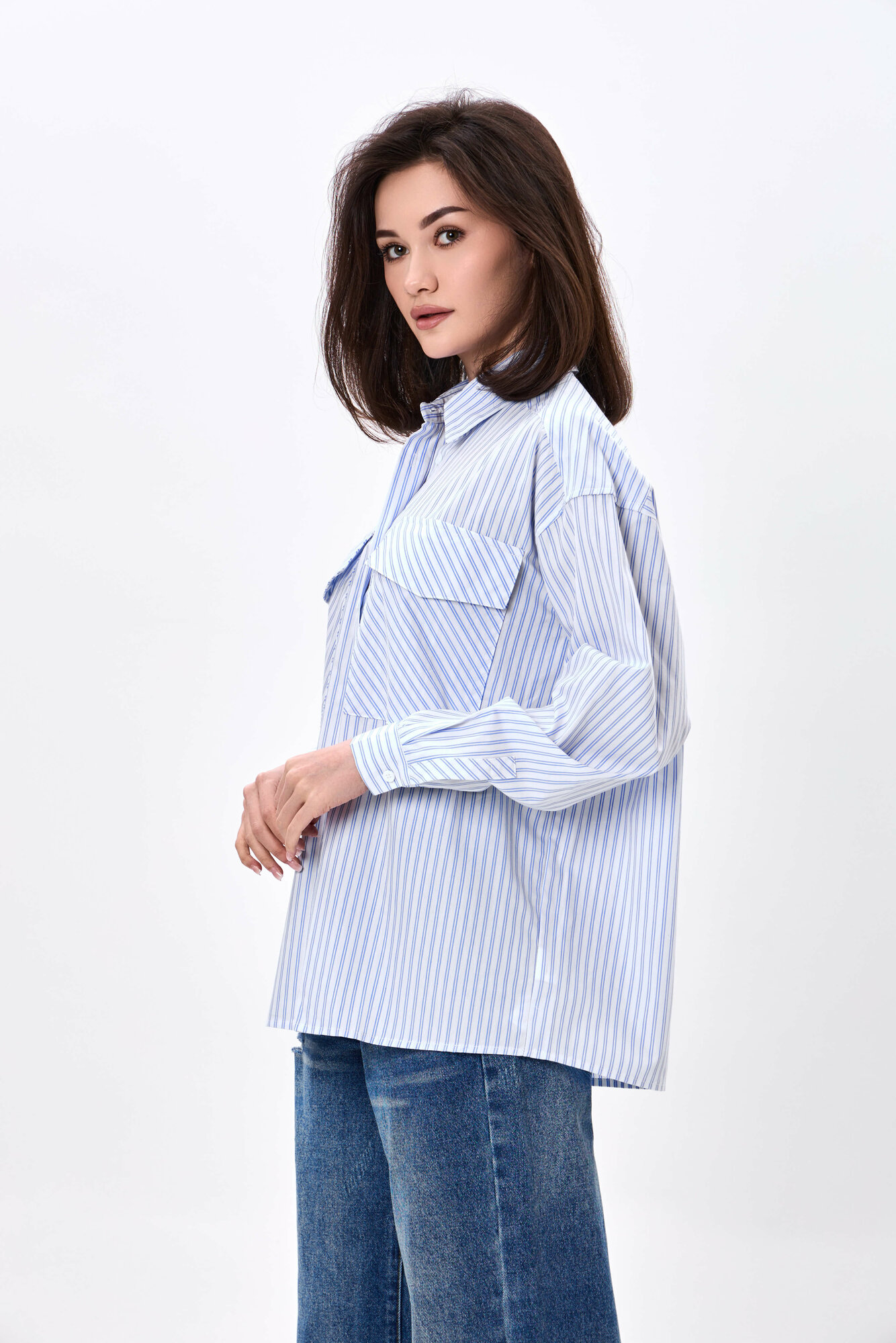 Рубашка TERRA PRO, размер L, light blue — фото 1