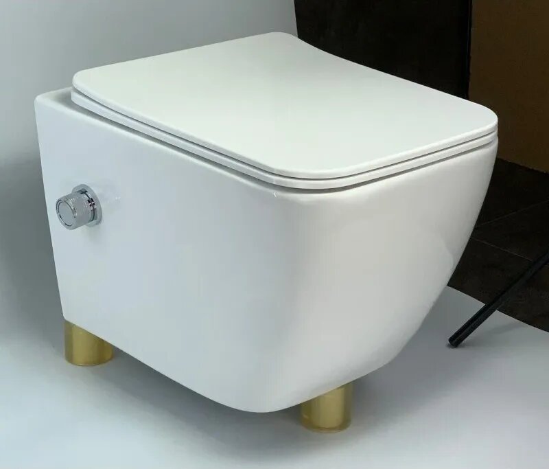 Унитаз подвесной Esbano Leon-WBN безободковый с микролифтом и функцией биде - фото №2