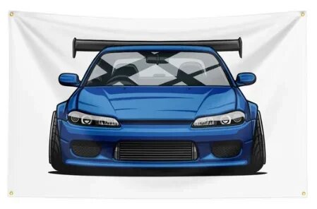 Флаг Gtrs Generation Evolution полиэстер 90x150 см 60x90 см Синий