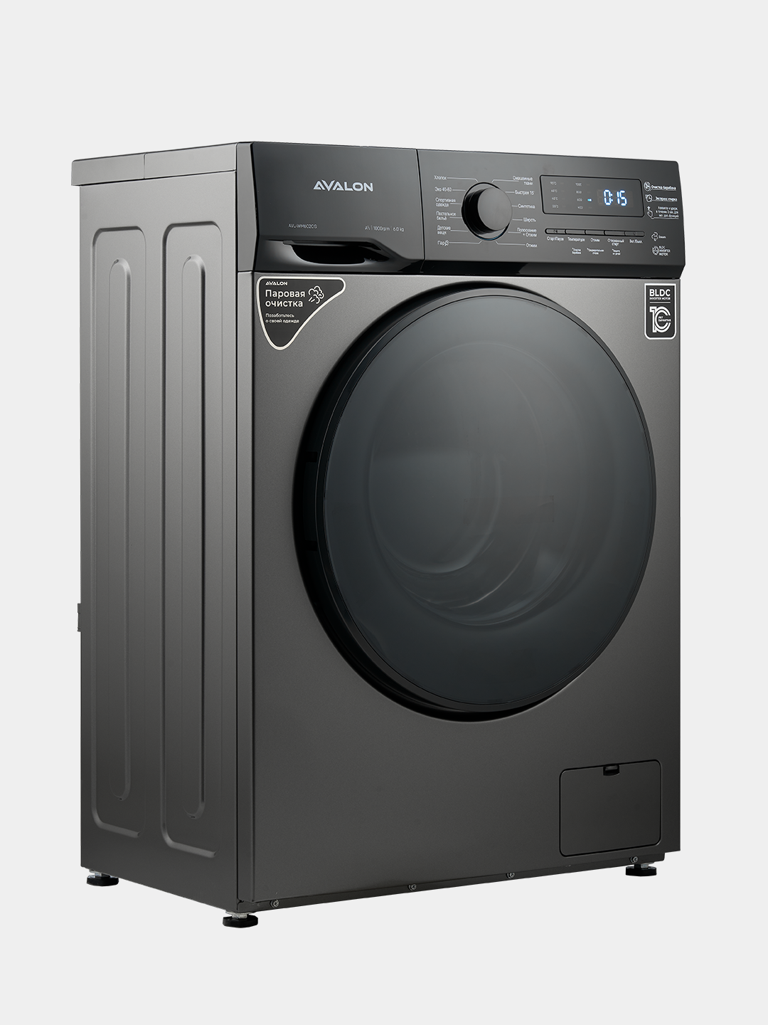 Стиральная машина Avalon AVL-WM 6020 S (6 кг) инверторный двигатель, A+++ — фото 1