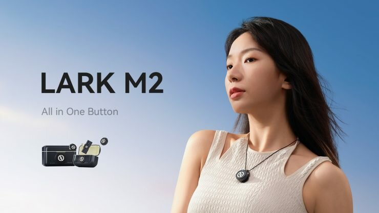 Микрофон петличка Hollyland Lark M2, профессиональный, для телефона и камеры