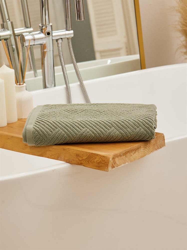 Полотенце махровое вентура 50*90 см фисташковый