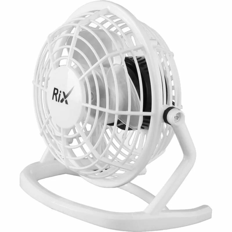 Вентилятор Rix RDF-1500USB, бытовой настольный (RDF-1500USB (белый))