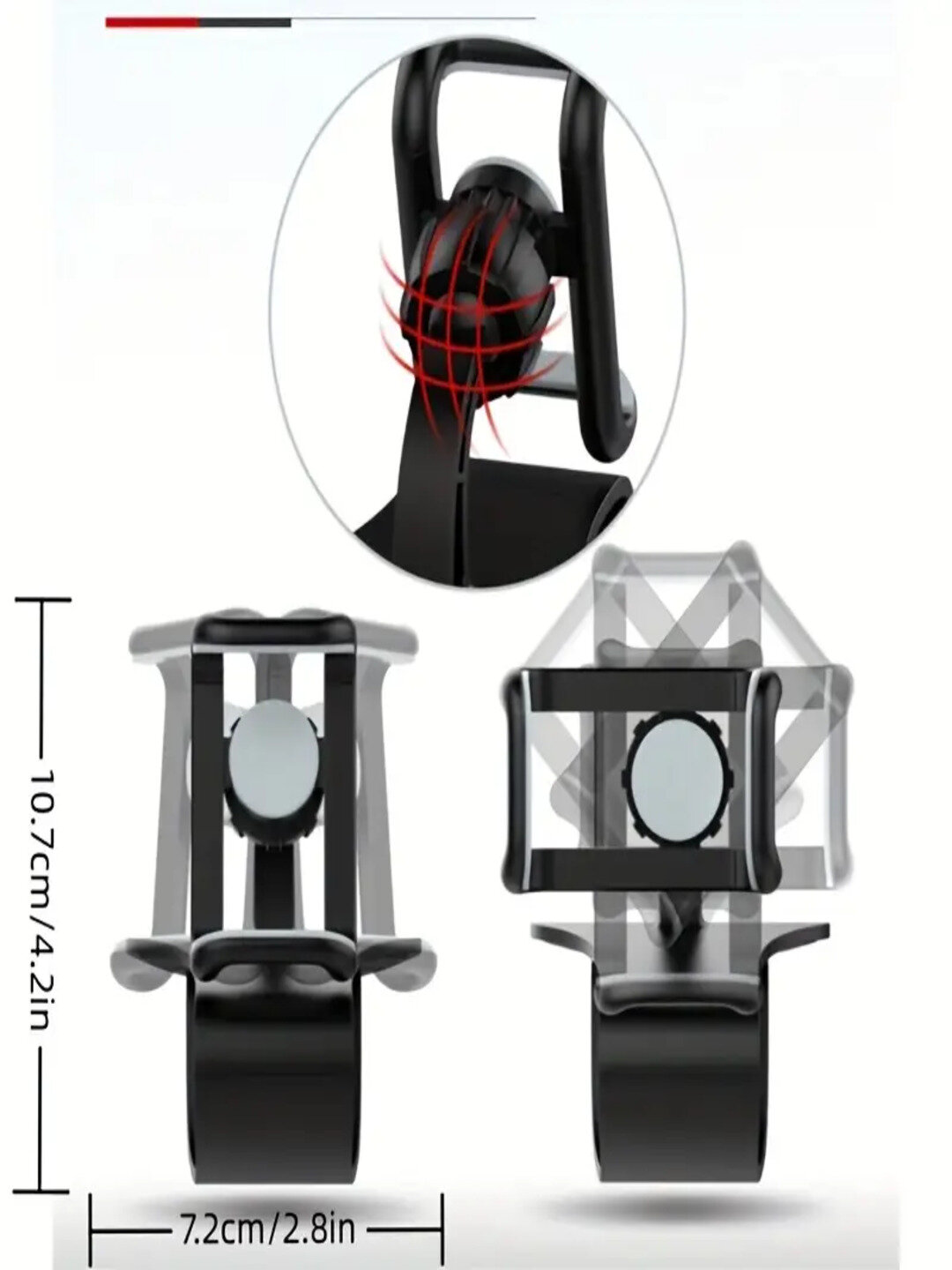 Держатель для телефона в автомашине, авто аксессуар для телефона — фото 1