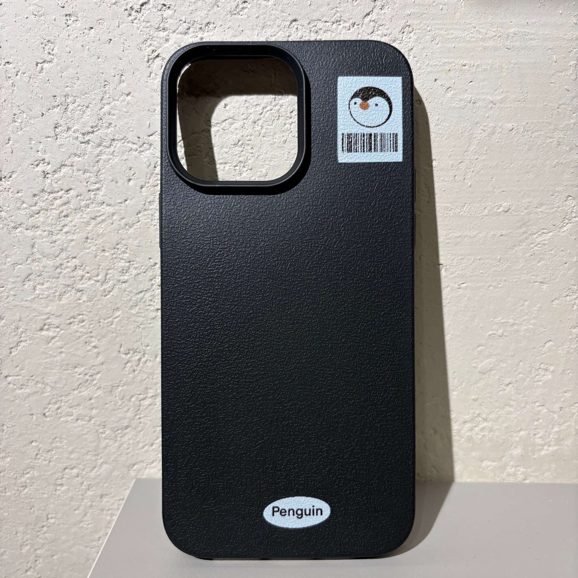 Пингвин, Чехол для iPhone 13 Pro Max, накладка, для 13 Pro Max, черный, ударопрочный