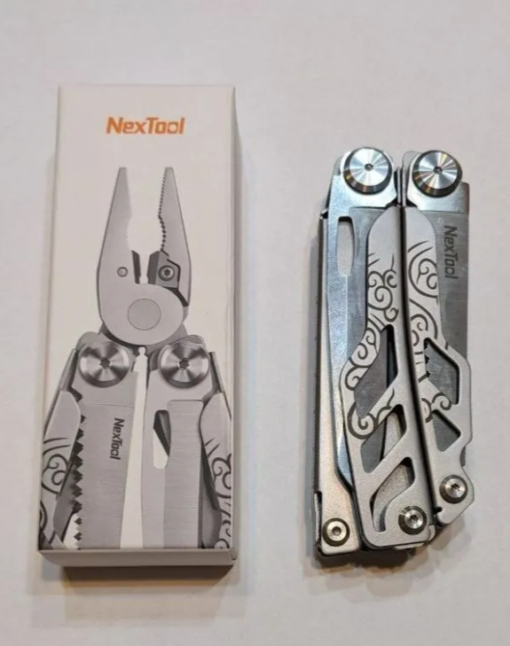Мультитул 16в1 Xiaomi Nextool PRO серебристый нержавеющая сталь 30Cr13 — фото 1