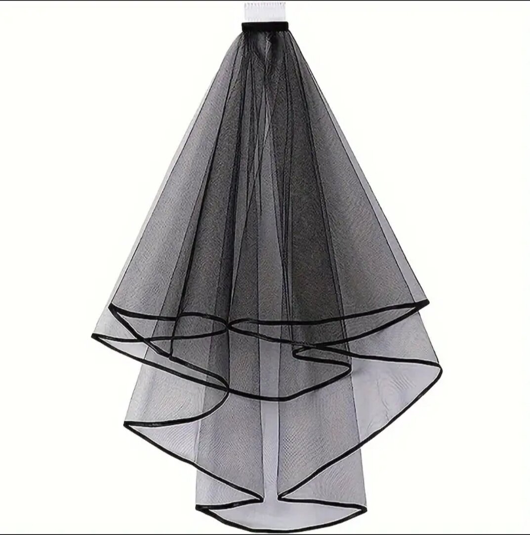 Фата с гребнем — фото 1