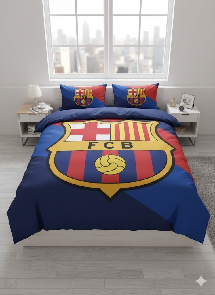 Постельное бельё с футбольным дизайном, 3D-принт, комплект с наволочками, мягкая и износостойкая ткань