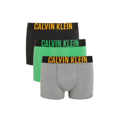 Трусы CALVIN KLEIN, 3 шт., размер 152/164, черный, серый