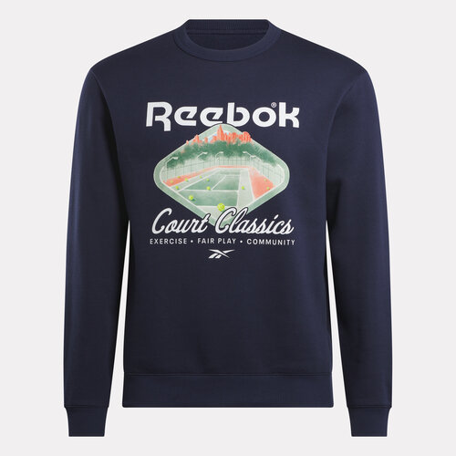 Толстовка Reebok, размер XL, синий