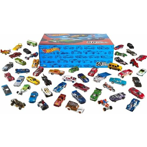 Набор машинок Hot Wheels Каст, V6697_FYW26, 50 шт