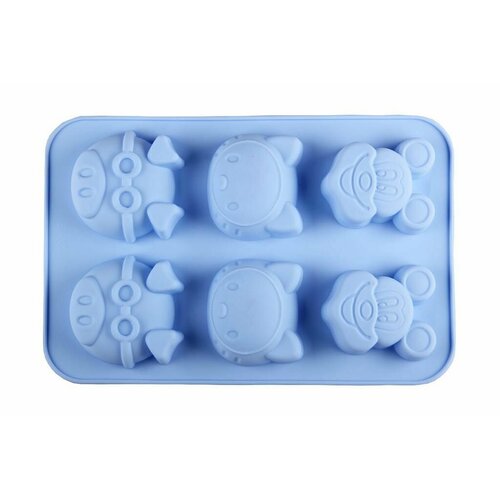 Форма силикон Двыпечки 255Х165СМ коралл 904₽