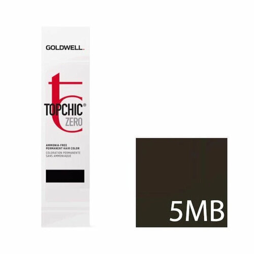 Goldwell Topchic Zero - Безаммиачная стойка краска для волос 5B светло-коричневый 60 мл