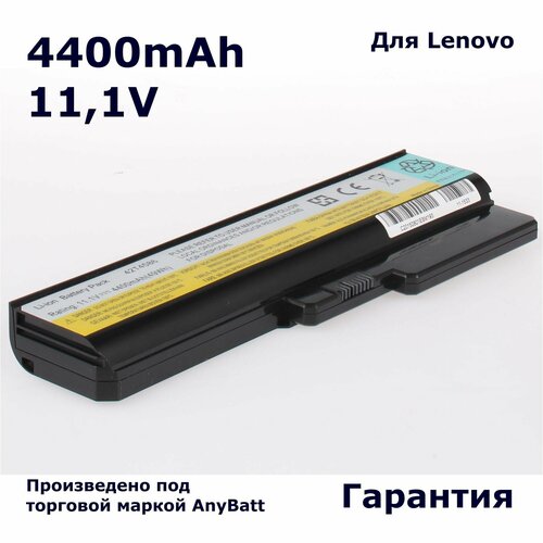 Аккумулятор AnyBatt 4400mAh, для L08S6Y02 L08L6Y02 L08N6Y02 L08O4C02 L06L6Y02 L08O6C02 L08S6C02 42T4726 42T4727 42T4725 42T4585 42T4586 42T4729 аккумуляторная батарея anybatt 11 b1 1533 4400mah для ноутбуков ibm lenovo l08s6y02 l08l6y02 l08n6y02