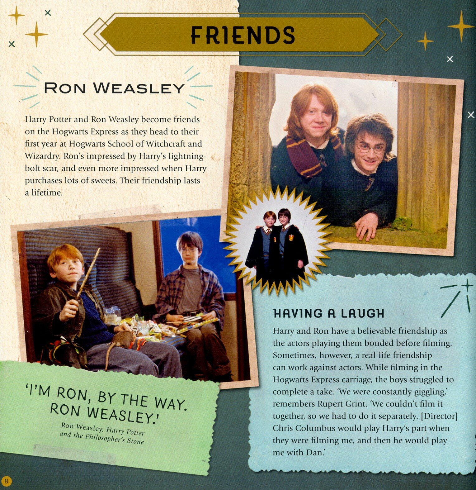 Harry Potter. Friends & Foes. A Movie Scrapbook - фото №6