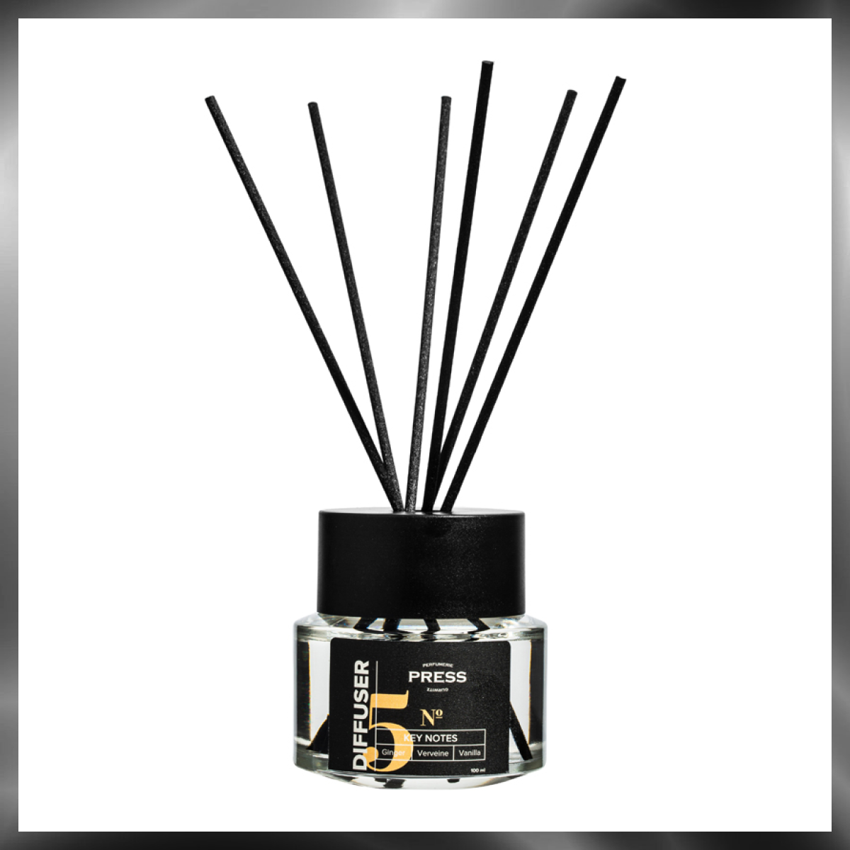 Пресс Гурвиц Парфюмери Ароматизатор для дома с палочками №5 Имбирь-Ваниль-Вербена №1 Айкон Пакеджинг - фото №1