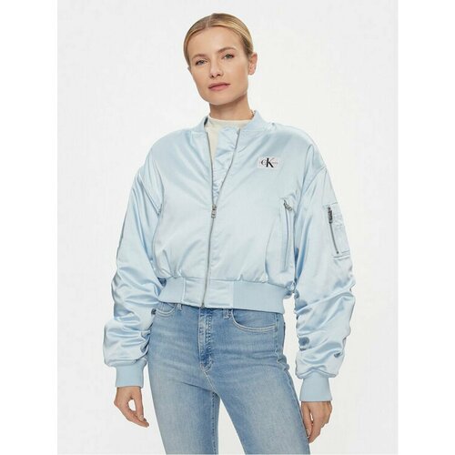 Куртка Calvin Klein Jeans, размер XS [INT], голубой куртка calvin klein jeans размер m [int] бежевый