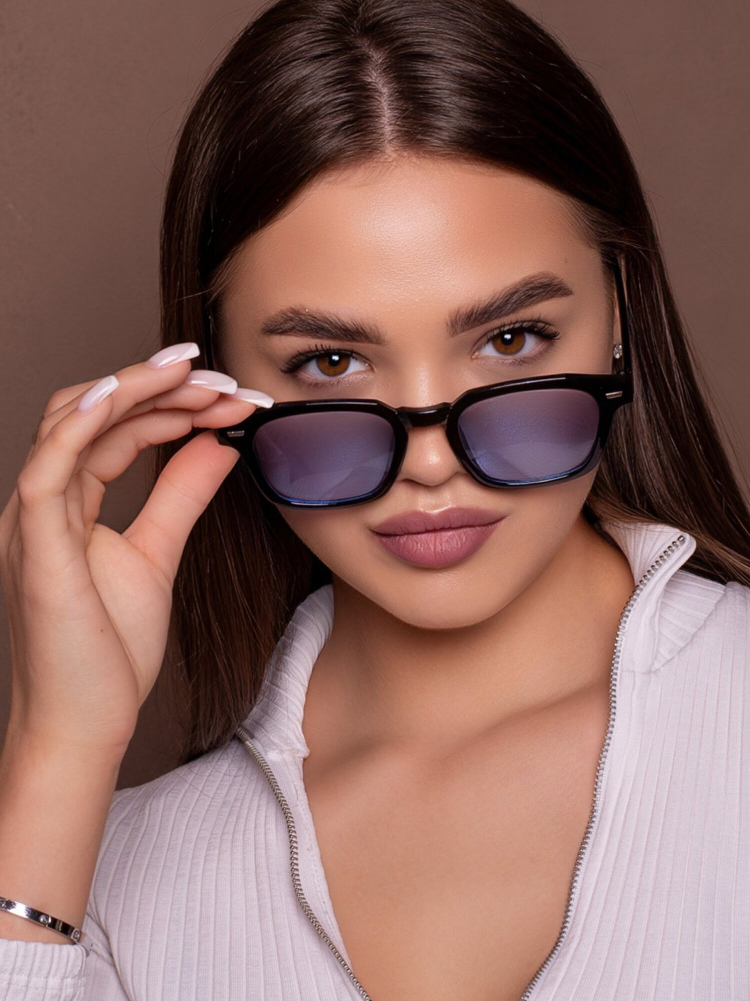 Солнцезащитные очки Zabologen, голубой — фото 1