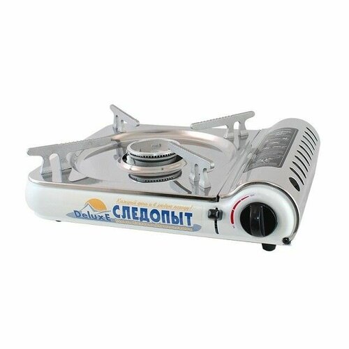 Плита газовая настольная Deiuxe E с подогревом нерж сталь следопыт 339900₽