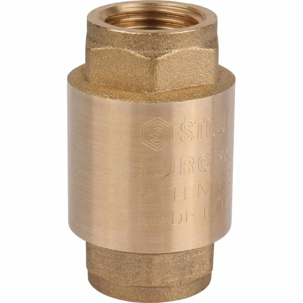 Пружинный муфтовый обратный клапан STOUT Svc-0011-000015