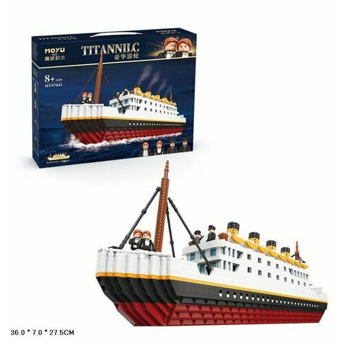 Конструктор Корабль Титаник / Круизный лайнер / 2980 деталей конструктор пластиковый титаник с лео и кейт 586 деталей