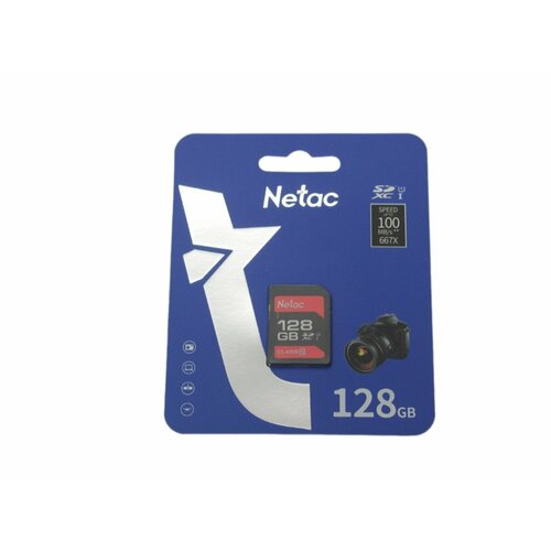 Карта памяти 128Gb (Secure Digital Card) Netac P600 Class 10 SDXC