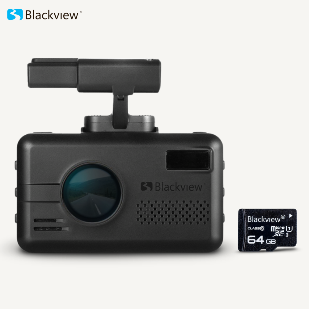 Видеорегистратор Blackview X PRO GPS с сигнатурным радар-детектором и картой памяти 64Gb