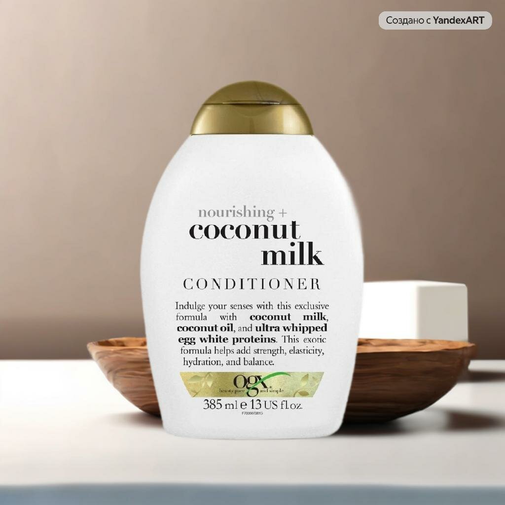 Кондиционер OGX с кокосовым молоком питательный, 385 мл - фото №14