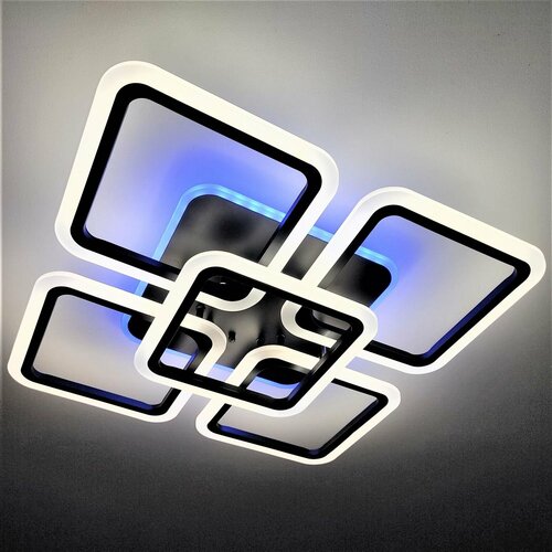 Управляемая светодиодная люстра с пультом и подсветкой 701735 8925₽