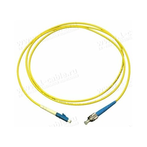 Патч-корд оптический , PVC, симплексный, LC/UPC-FC/UPC, SM OS2, 1.0 м -LC-FC/SU-1.0