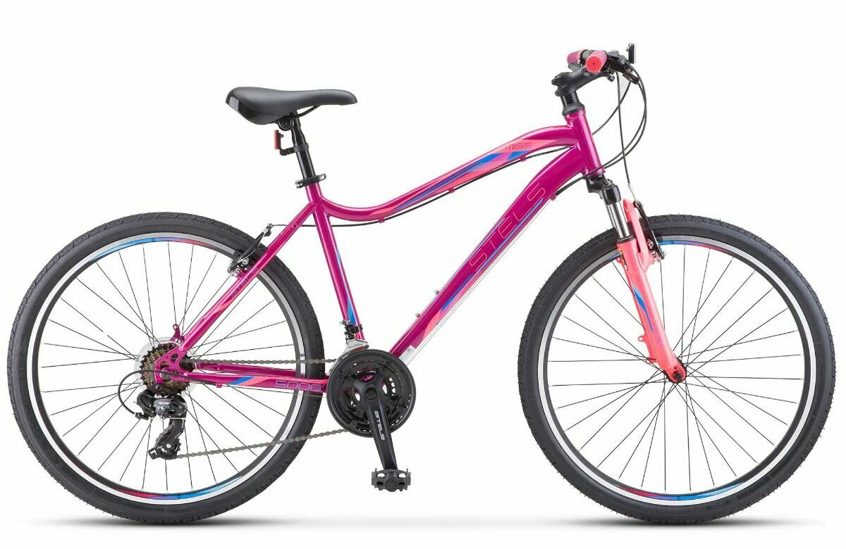 Велосипед женский STELS Miss 5000 V 26" V050, 18" фиолетовый/розовый