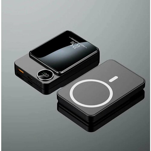 MagSafe Power bank Беспроводная зарядка для смартфона Magnetic Wireless Charger Power Bank 225W 5000mAh Черный 1999₽