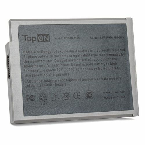 Аккумулятор TopON TOP-DL5100 для DELL Inspiron 1100, 1150, 5100 Series Latitude 100L 14.8V 4400mAh PN: BATDW00L, 310-5206 - фото №2