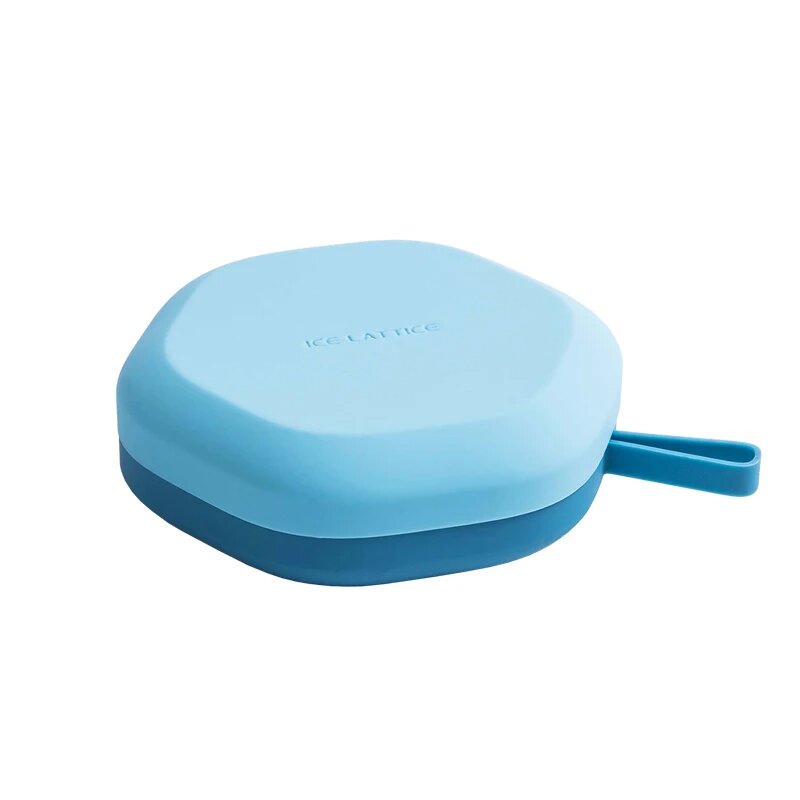 Силиконовая форма для льда Jordan & Judy Ice Romb Storage Box, голубой (Русская версия)