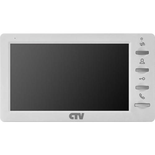 CTV-M1701 Plus Монитор видеодомофона белый аналоговый 1024*600