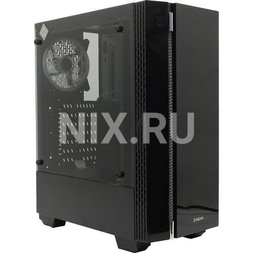 Корпус ATX Exegate EX283744RUS miditower, 500NPX, 120mm, с окном, 2*USB+1*USB3.0, HD Audio, black-RGB light - фото №10
