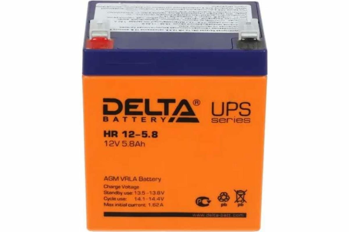 Аккумуляторная батарея Delta HR 12-5.8 (12V / 5.8Ah)