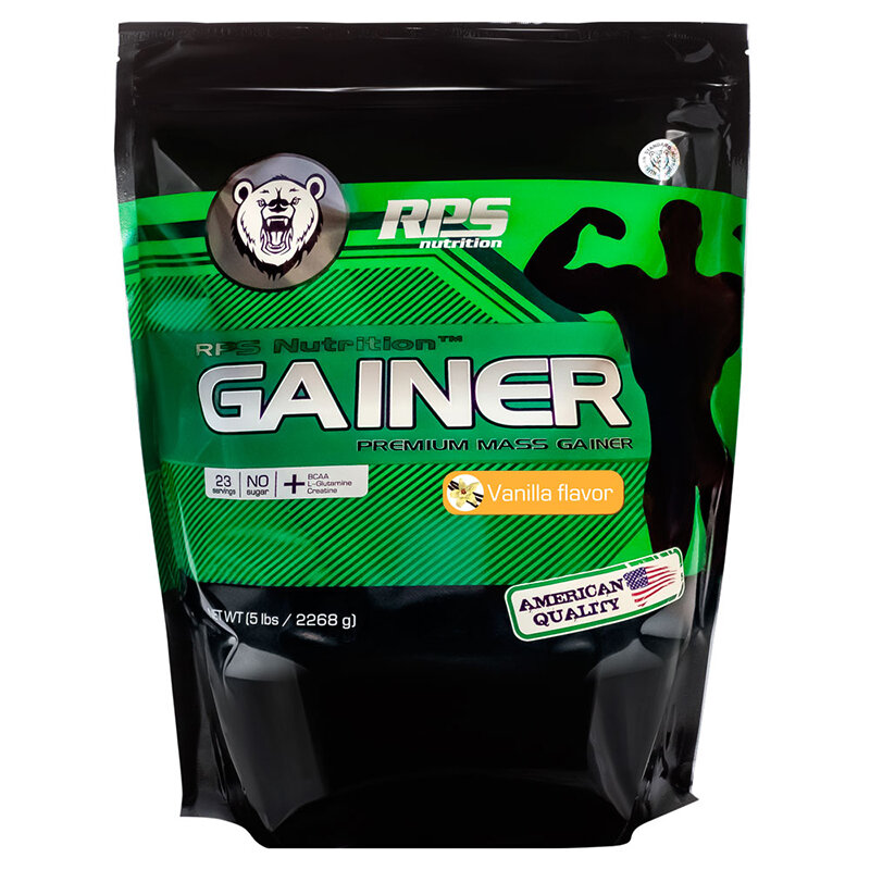 RPS Nutrition Premium Mass Gainer, 2270 г, вкус: ваниль