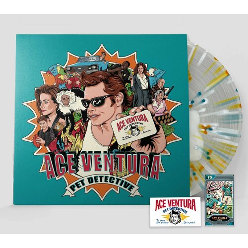 Ace Ventura Pet Detective 300шт в мире Miami Dolphins Splatter Limited OST Soundtrack Цвет Дельфины Майами Виниловая Пластинка Саундтрек Эйс Вентура 19989₽