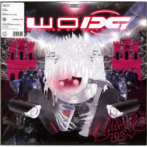 Bladee - Working On Dying LP Clear Vinyl Виниловая пластинка
