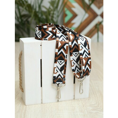 Плечевой ремень AKTORRISдля сумокширокий ременьремешок для сумок плечевойцвет черный-коричневый-белый 880₽