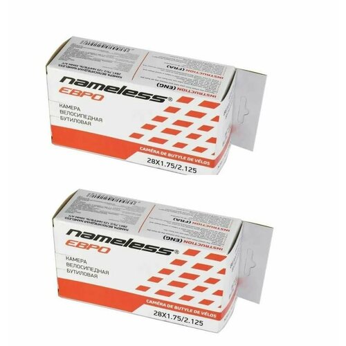 Велокамера 28х1952125 AV 35мм Nameless 2 штуки 660₽